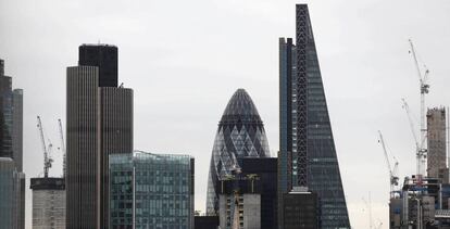 Panorámica de la City de Londres. 