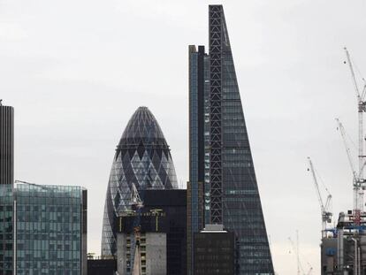 Panorámica de la City de Londres. 