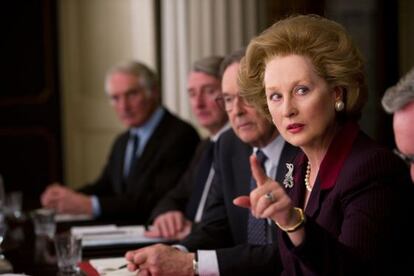 Meryl Streep, como Margaret Thatcher en 'La dama de hierro'