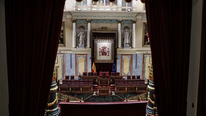 Hemiciclo del Congreso de los Diputados.