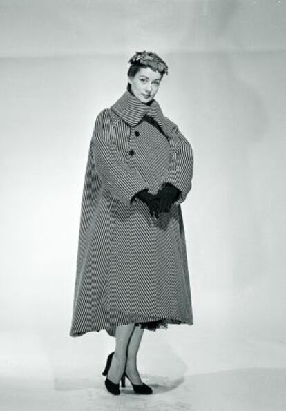 Abrigo de Cristóbal Balenciaga de 1950.