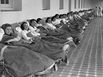 Hospital para tuberculosos de San Rafael (Segovia) en 1943.