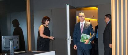 El presidente de El Corte Inglés, Jesús Nuño de la Rosa, en la junta de accionistas del grupo.