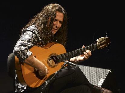 El guitarrista Tomatito en un concierto.