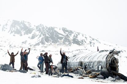 Scene from J.A. Bayona's 'Society of the Snow.'