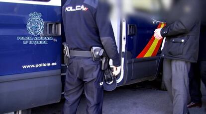 Detenciones realizadas tras el registro.