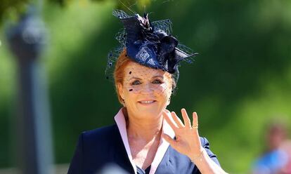 Sarah Ferguson, en la boda de Meghan Markle y el príncipe Enrique.