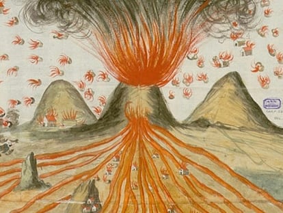 Imagen del informe que los inquisidores de Canarias remitieron el 24 de mayo de 1678 al Consejo de la Suprema Inquisición para dar cuenta de la erupción volcánica vivida en el sur de La Palma unos meses antes, así como de los daños producidos.