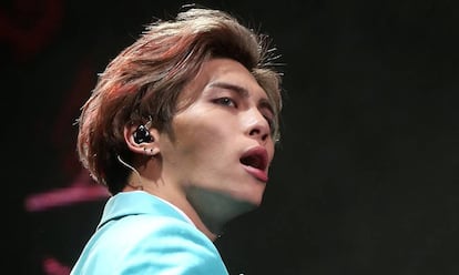 El cantante de k-pop Kim Jong-hyun.