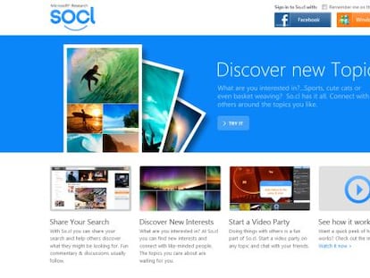 Microsoft lanza su red social: So.cl