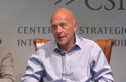 Former Russian foreign minister Andrei Kozyrev at a political roundtable discussion in Washington in 2018.