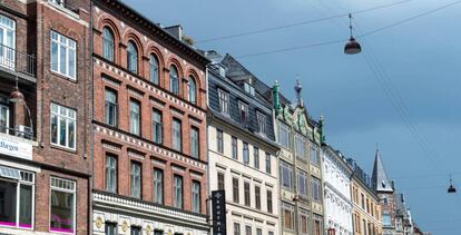 Habitatges a Copenhaguen, la capital de Dinamarca.