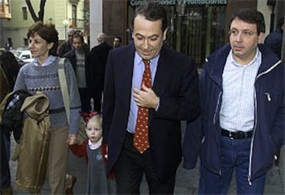 Nicolás Redondo, ayer en Portugalete, donde anunció que no se presentará a la reelección.