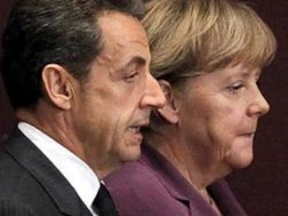 Angela Merkel y Nicolas Sarkozy, en la pasada cumbre del G20 celebrada en Cannes.