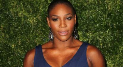 Serena Williams en la entrega de premios de moda de la fundación Vogue.