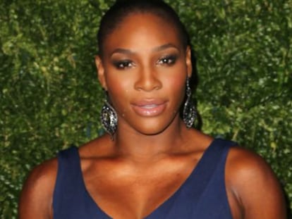 Serena Williams en la entrega de premios de moda de la fundación Vogue.