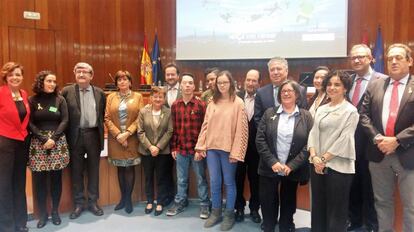 El secretario de Estado de la Seguridad Social, Tom&aacute;s Burgos, durante un acto organizado por la Federaci&oacute;n Espa&ntilde;ola de Padres de Ni&ntilde;os con C&aacute;ncer. 
 