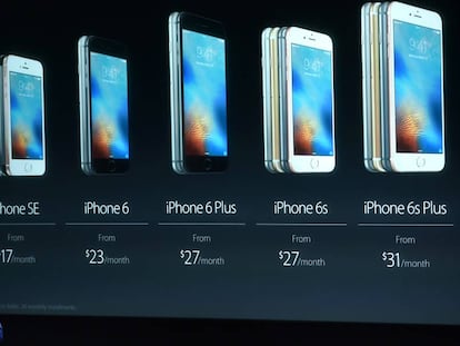 O vice-presidente de marketing da Apple apresenta o iPhone SE.