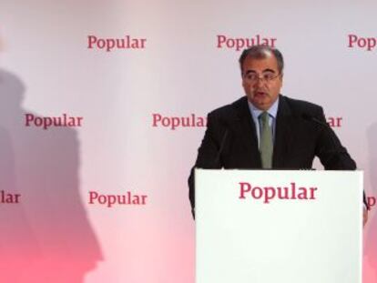 &Aacute;ngel Ron, presidente del Banco Popular. 