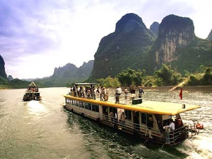 La naviera escandinava Viking ofrece cruceros fluviales por los grandes ríos de China, como el Changjiang (o Yangtsé) y el Li (que aparece en la foto).