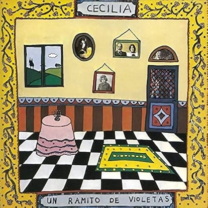 Portada del disco ‘Un ramito de violetas’, de Cecilia.