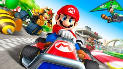 Una imagen de 'Mario Kart'.