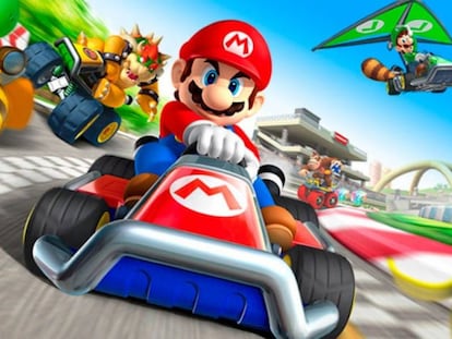 Una imagen de 'Mario Kart'.