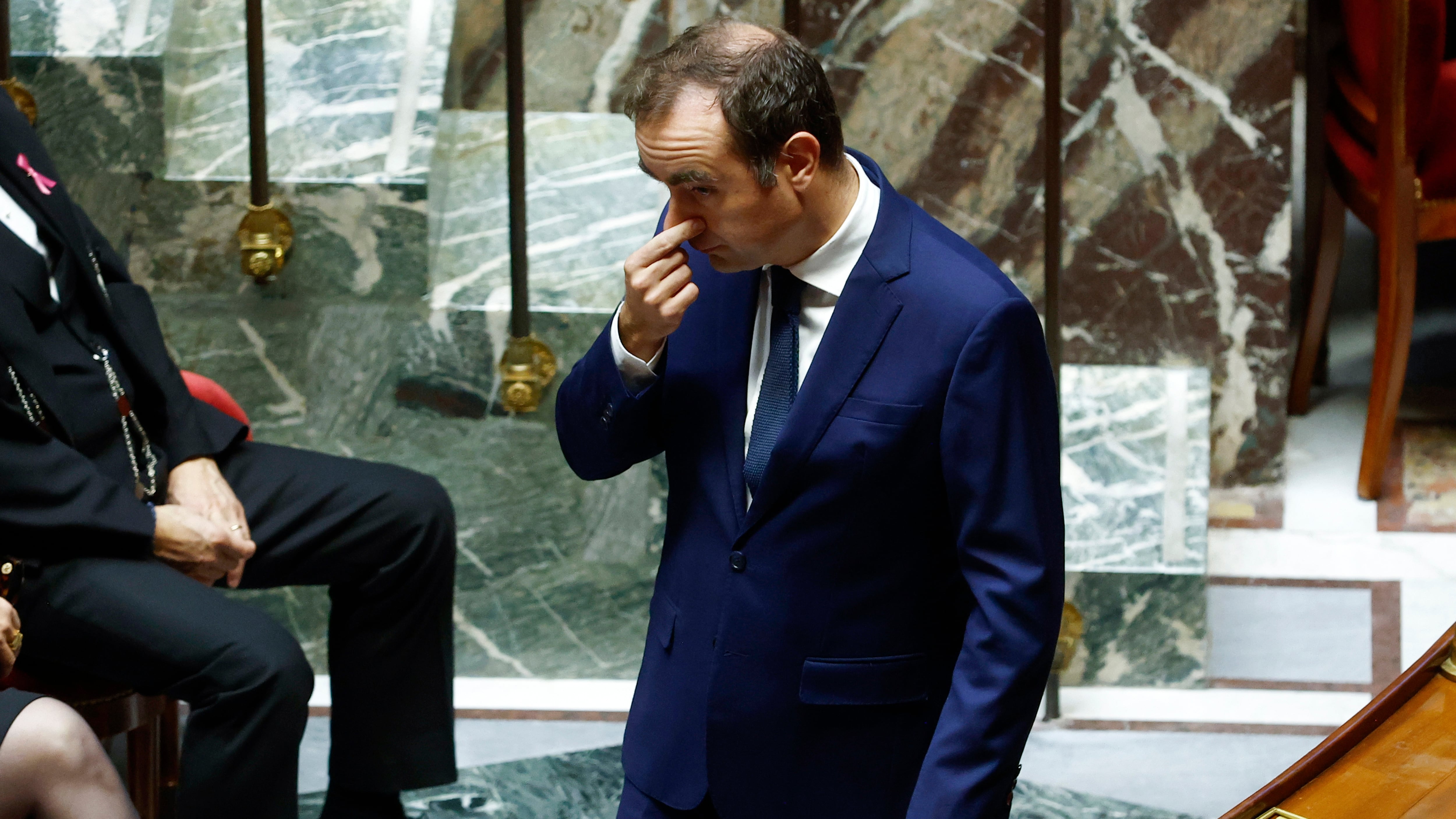 El primer ministro de Francia, Sébastien Lecornu, en la Asamblea Nacional.