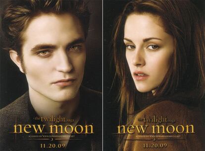 Los dos nuevos carteles, con Robert Pattinson y Kristen Stewart.