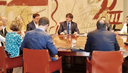 Reunión del 'Govern' este martes.
