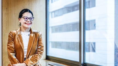 Natalia Bayona, en su despacho de la sede de la Organización Mundial del Turismo, en Madrid.