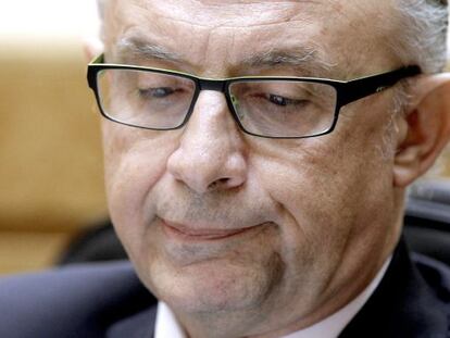 El ministro de Hacienda, Cristóbal Montoro.