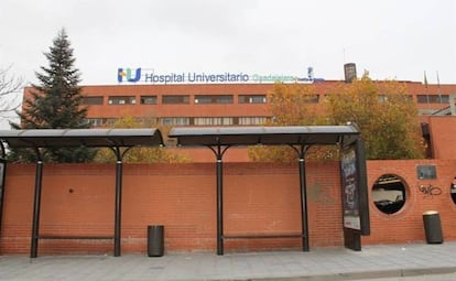 Fachada del hospital de Guadalajara. 