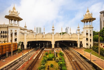 La estación de tren de Kuala Lumpur (Malasia).