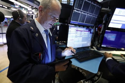 Operador de la Bolsa de Nueva York.