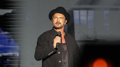 El músico guatemlateco Ricardo Arjona, durante una presentación en Cancún (México), en una imagen de archivo.