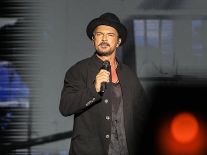 El músico guatemlateco Ricardo Arjona, durante una presentación en Cancún (México), en una imagen de archivo.