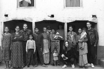 Copi, Enrique y Joaquín en Nepal, enero de 1992.