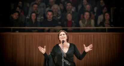 Estrella Morente, en el Auditorio Nacional.