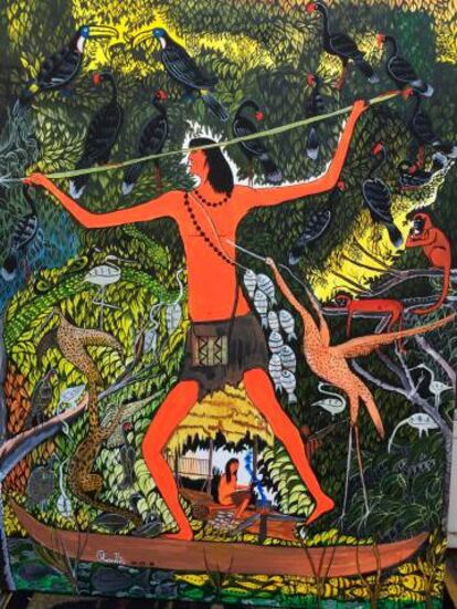 'Escena de un cazador', de la exposición 'Amazonías'.