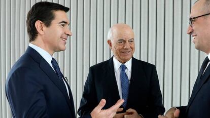 Carlos Torres, Francisco González y Onur Genç