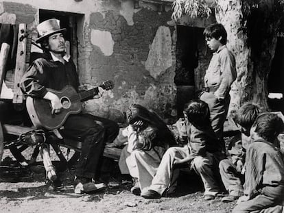 Bob Dylan, en una imagen de Pat Garrett y Billy The Kid (1973), de Sam Peckinpah.