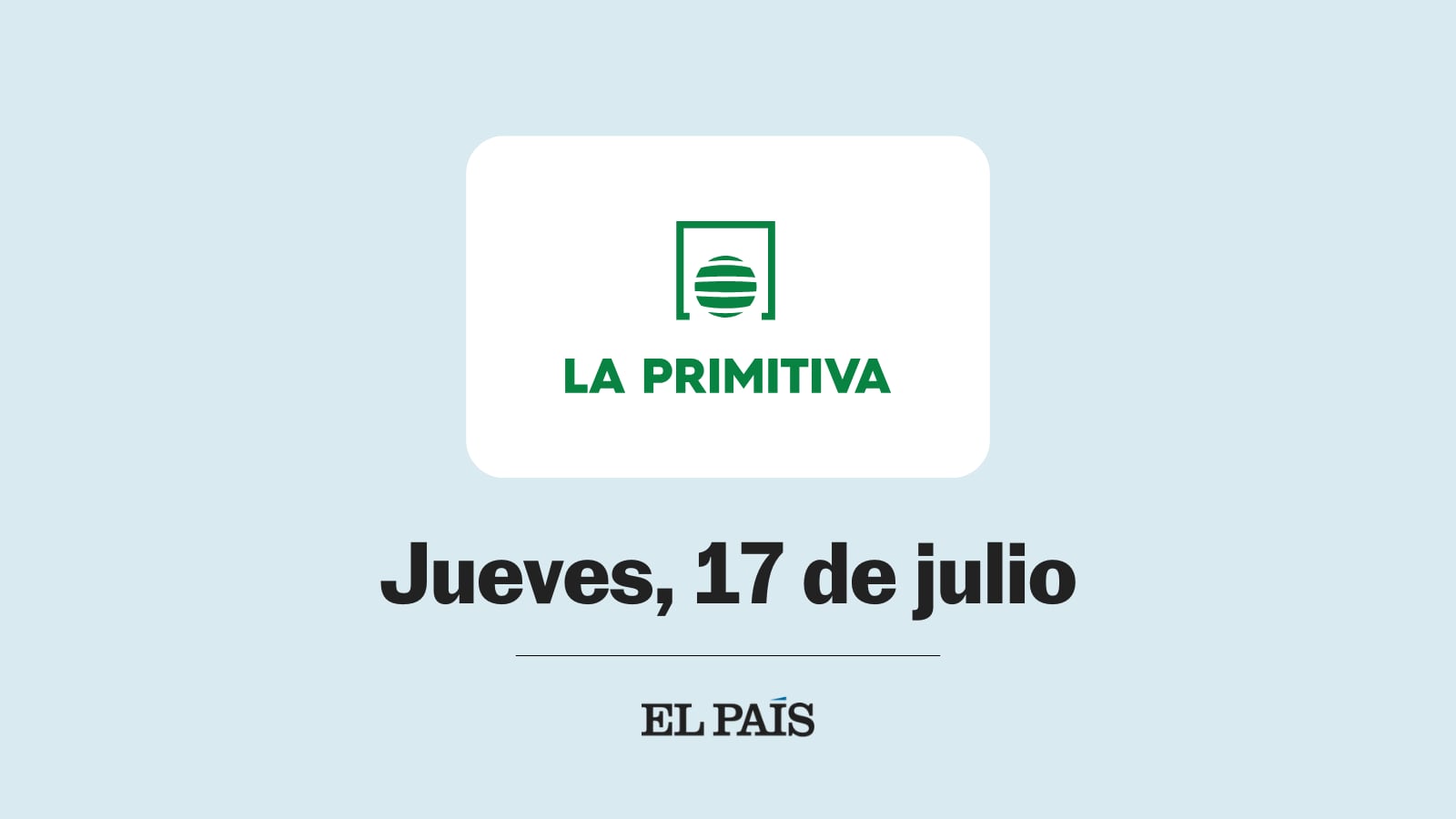 La Primitiva: comprobar sorteo del jueves 17 de julio