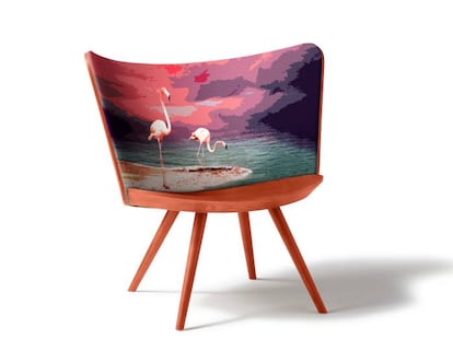 Una de las 'Embroidery Chair' de Cappellini.