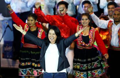 La candidata Keiko Fujimori.