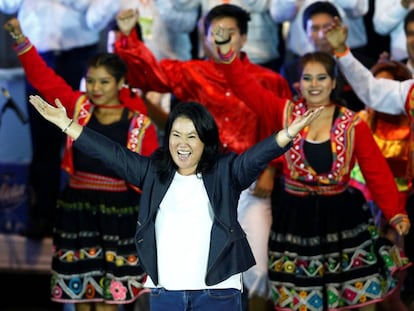 La candidata Keiko Fujimori.