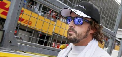 Alonso, en el circuito de Suzuka.