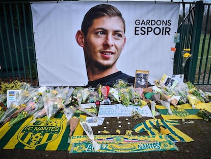 Recuerdo de Emiliano Sala en Nantes.