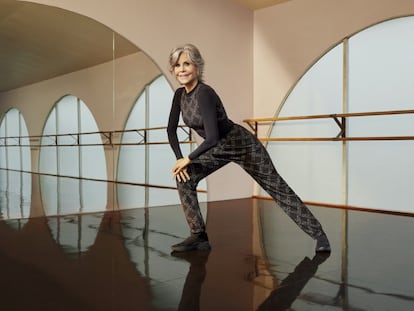 Jane Fonda en una de las imágenes de la nueva campaña H&M Move.