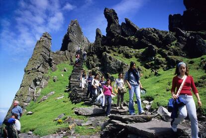 Isla de Great Skellig (Irlanda).